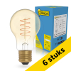 Aanbieding: 6x 123led LED lamp E27 | Peer A60 | Filament | Goud | 1800K | Dimbaar | 4W (25W) LDR02231 - 1