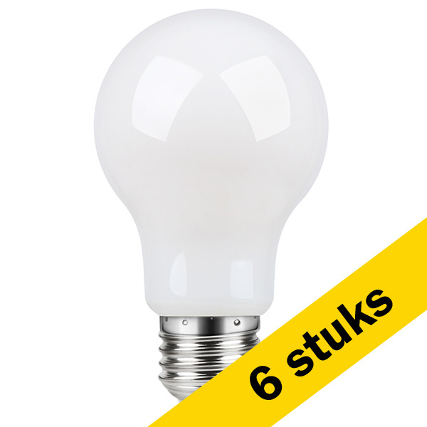 123led Aanbieding: 6x 123led LED lamp E27 | Peer A60 | Mat | 2700K | Dimbaar | 4.5W (40W)  LDR01523 - 1