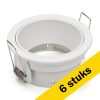 Aanbieding: 6x Inbouwarmatuur GU10 | Rond | incl. fitting | IP65 | Wit LDR08041 - 1