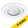 Aanbieding: 6x Led inbouwspot | Rond | 2700K-3000K-4000K | Wit | Ø 75 mm | IP65 | Dimbaar | 5W LDR02434 - 1