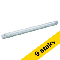 123led Aanbieding: 9x Led TL armatuur met sensor 150 cm | incl. TL | 4000K | IP65 | 3100 lumen | 21W  LDR01403