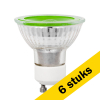 Aanbieding 6x 123led GU10 LED spot | Groen | Dimbaar | 5W LDR09216 - 1