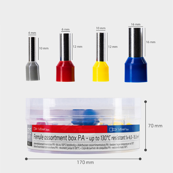 123led Adereindhulzen | 4 maten van 4mm² tot 16mm² | 100 stuks  LDR06788 - 4