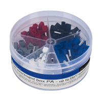 123led Adereindhulzen | 5 maten van 0.5mm² tot 2.5mm²  | Dubbele draad hulzen | 225 stuks  LDR06787