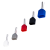 123led Adereindhulzen | 5 maten van 0.5mm² tot 2.5mm²  | Dubbele draad hulzen | 225 stuks  LDR06787 - 3