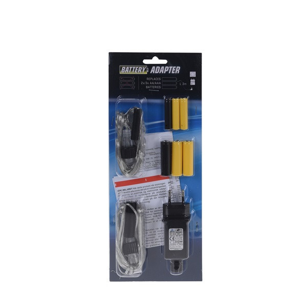 Batterijvervanger | 4x AA + 4x AAA | 3 meter | Geschikt voor binnen LKO00920 - 2
