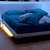 123led Bed led-strip set met sensor en timer (3W), extra warm licht