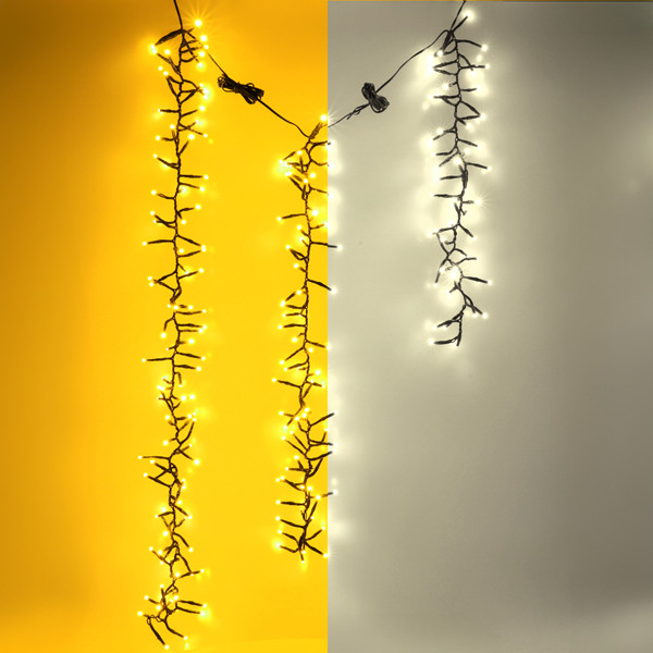 Cascadeverlichting Cluster | 4 takken | Extra warm wit & warm wit | 432 lampjes LDR07351 - 1