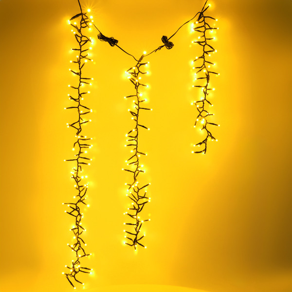 Cascadeverlichting Cluster | 4 takken | Extra warm wit & warm wit | 432 lampjes LDR07351 - 2