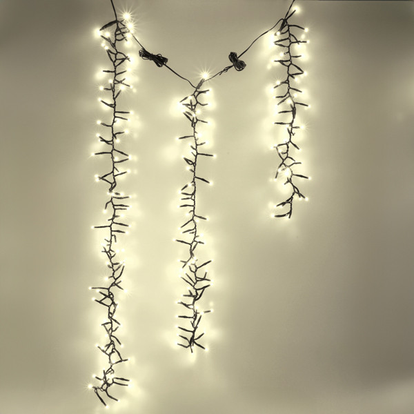 Cascadeverlichting Cluster | 4 takken | Extra warm wit & warm wit | 432 lampjes LDR07351 - 3