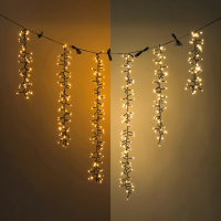 Cascadeverlichting Cluster | 4 takken | Extra warm wit & warm wit | 432 lampjes LDR07351