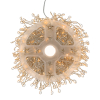 Cluster micro draadverlichting | 10 meter | Extra warm wit & Twinkle | 500 lampjes | Zilver LDR07380 - 3