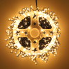 Cluster micro draadverlichting | 10 meter | Extra warm wit & Twinkle | 500 lampjes | Zwart LDR07384 - 2