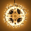 Cluster micro draadverlichting | 12 meter | Extra warm wit & Twinkle | 600 lampjes | Zwart LDR07385 - 2