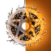 Cluster micro draadverlichting | 20 meter | Extra warm wit & Twinkle | 1000 lampjes | Zwart LDR07386 - 1