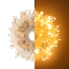 Cluster micro draadverlichting | 6 meter | Extra warm wit & Twinkle | 300 lampjes | Zilver LDR07379 - 1