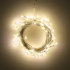 Cluster micro draadverlichting op batterijen | 2 meter | Extra warm wit & warm wit | 100 lampjes | Zilver LDR07378 - 3