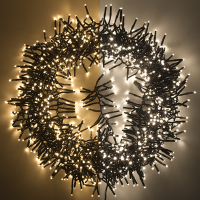 123led Clusterverlichting 11,4 meter | extra warm wit & warm wit | 1152 lampjes  LDR07130