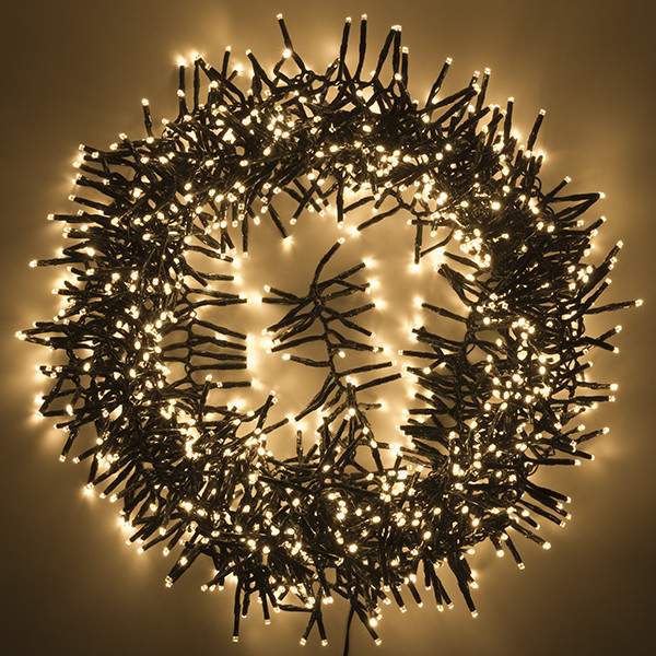 123led Clusterverlichting 11,4 meter | extra warm wit & warm wit | 1152 lampjes  LDR07130 - 2