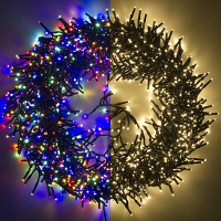 123led Clusterverlichting 11,4 meter | multicolor & warm wit | 1152 lampjes  LDR07189