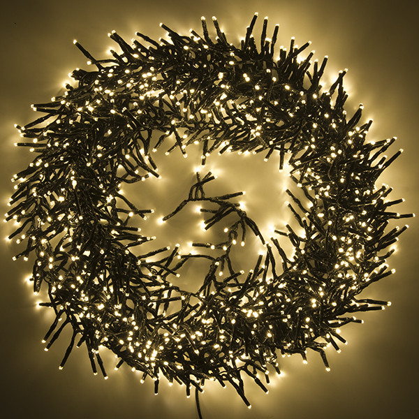 123led Clusterverlichting 11,4 meter | multicolor & warm wit | 1152 lampjes  LDR07189 - 3