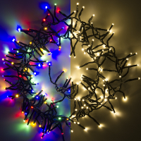 123led Clusterverlichting 4,5 meter | multicolor & warm wit | 192 lampjes  LDR07185