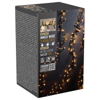 Clusterverlichting 5 meter | Warm wit | 360 lampjes | Waterval-effect LKO00886