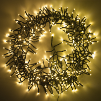 123led Clusterverlichting 6 meter | extra warm wit & warm wit | 384 lampjes  LDR07127
