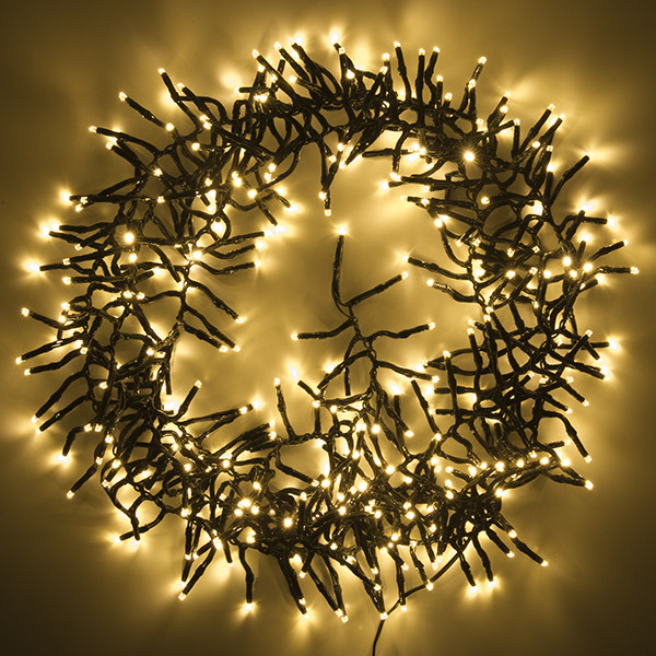 123led Clusterverlichting 6 meter | extra warm wit & warm wit | 384 lampjes  LDR07127 - 2