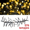 Clusterverlichting 7 meter | extra warm wit | 576 lampjes met controller LKO00257 - 1