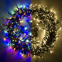 123led Clusterverlichting 7 meter | multicolor & warm wit | 576 lampjes  LDR07187