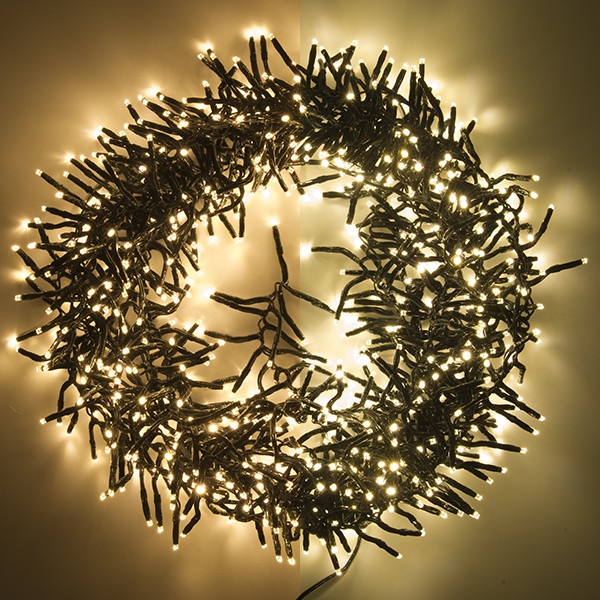 Extreem belangrijk Technologie Lichaam Clusterverlichting 8,6 meter | extra warm wit & warm wit | 768 lampjes  123led 123led.nl