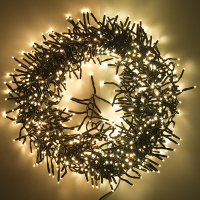 123led Clusterverlichting 8,6 meter | extra warm wit & warm wit | 768 lampjes  LDR07129