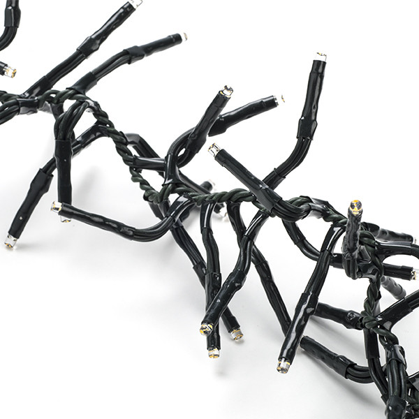 Clusterverlichting op batterijen 1,4 meter | multicolor & warm wit  | 192 lampjes met timer LDR07298 - 5