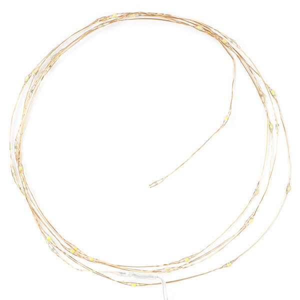 Draadverlichting op batterijen | 1.5 meter | Extra warm wit & warm wit | 40 lampjes | Koper LDR07277 - 4