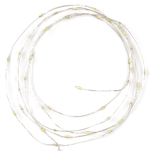 Draadverlichting op batterijen | 1.5 meter | Extra warm wit & warm wit | 40 lampjes | Zilver LDR07280 - 4