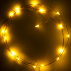 123led Draadverlichting op batterijen | 1 meter | Extra warm wit & warm wit | 20 lampjes | Koper  LDR07276 - 2