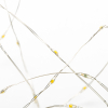 123led Draadverlichting op batterijen | 1 meter | Extra warm wit & warm wit | 20 lampjes | Zilver  LDR07279 - 5