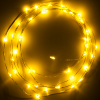 123led Draadverlichting op batterijen | 2 meter | Extra warm wit & warm wit | 40 lampjes | Zilver  LDR07280 - 2
