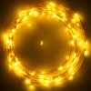 123led Draadverlichting op batterijen | 5 meter | Extra warm wit & warm wit | 100 lampjes | Koper  LDR07278 - 2