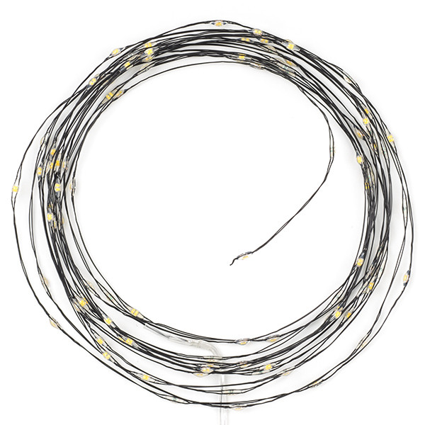 123led Draadverlichting op batterijen | 5 meter | Extra warm wit & warm wit | 100 lampjes | Zwart  LDR07284 - 4