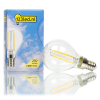 123led E14 filament led-lamp kogel dimbaar 2.8W (25W)  LDR01518