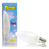 123led E14 led-lamp kaars mat 3.3W (25W) LDR01538 - 1