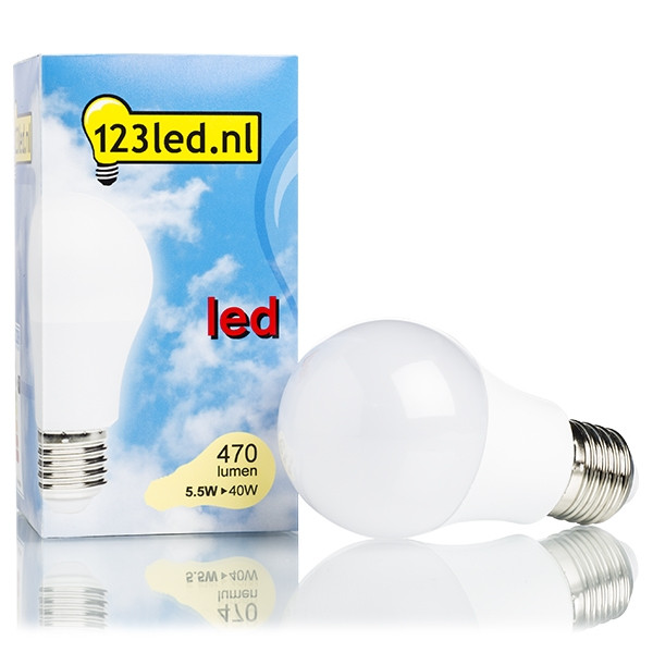 123led E27 led-lamp peer 5.5W 2700K  LDR01203 - 1