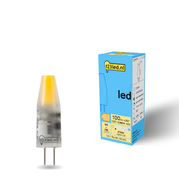 123led G4 LED capsule | COB | 2700K | 1W (10W)  LDR01934 - 1
