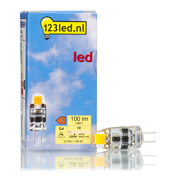 123led G4 LED capsule | COB | Helder | 2200K | Dimbaar | 1W (14W)  LDR01704 - 1