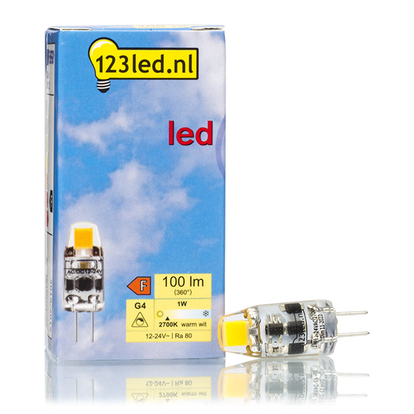 123led G4 LED capsule | COB | Helder | 2700K | Dimbaar | 1W (14W)  LDR01702 - 1