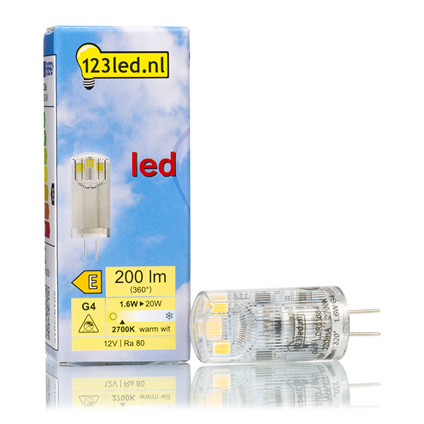 123led G4 LED capsule | SMD | Helder | 2700K | 1.6W (20W)  LDR01684 - 1