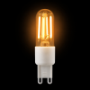 123led G9 LED capsule | Filament | Goud | 2200K | 240 lumen | Dimbaar | 3.3W (24W) LDR02682 - 3
