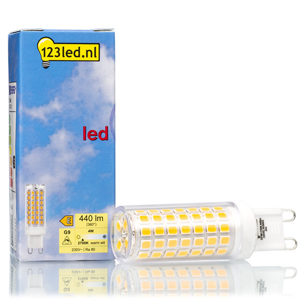 123led G9 LED capsule | SMD | Helder | 2700K | Dimbaar | 4.2W (40W)  LDR01714 - 1